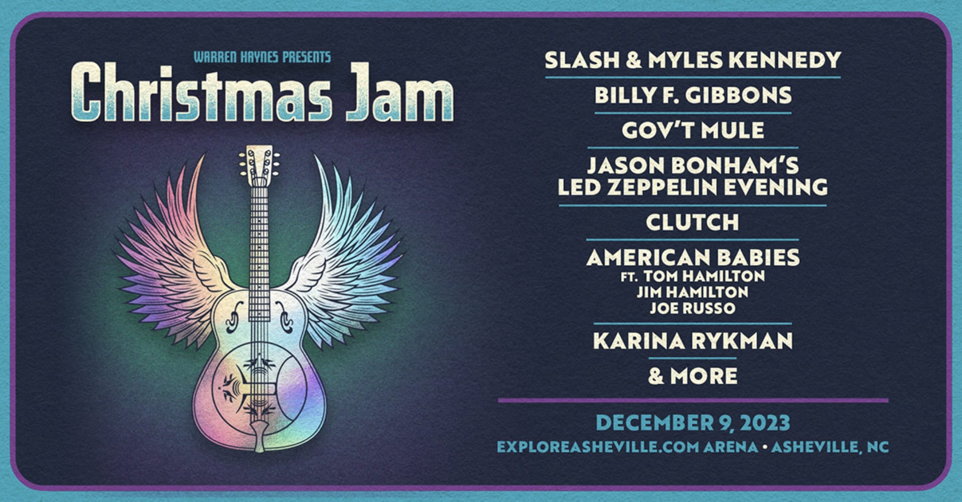 Warren Haynes Presents: Christmas Jam 2023 Lineup Unveiled